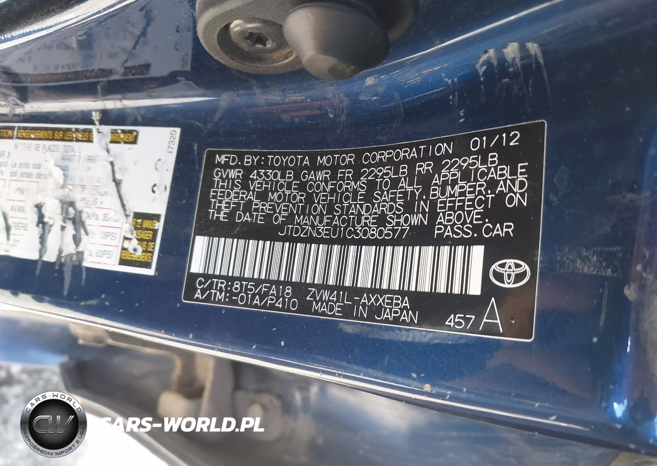 2012 Toyota Prius V Three VIN:JTDZN3EU1C3080577 - 9