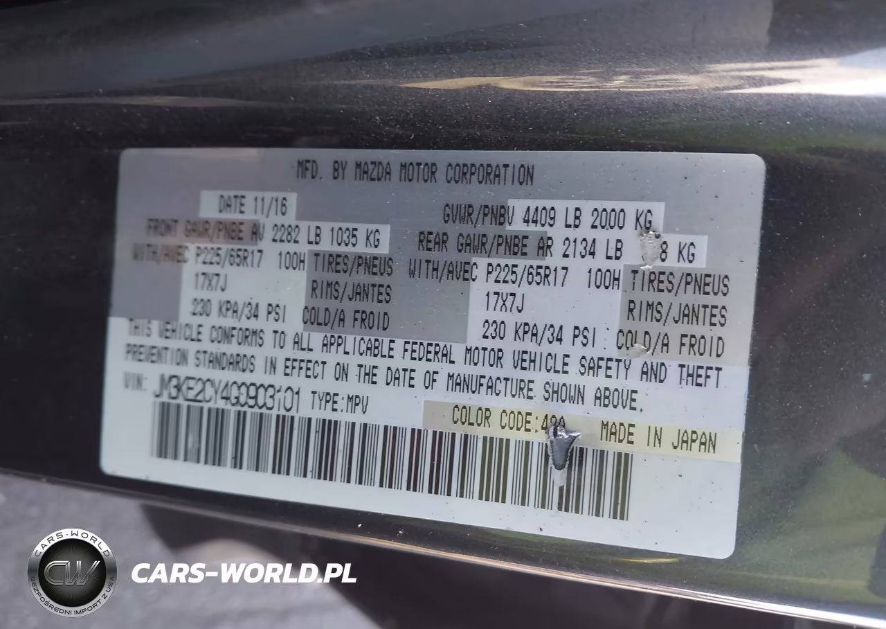 2016 Mazda Cx-5 Touring VIN:JM3KE2CY4G0903101 - 9