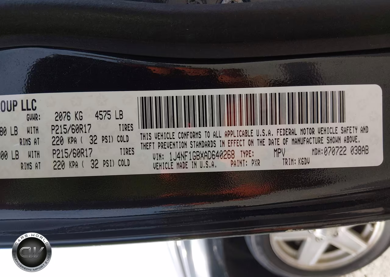 2010 Jeep Patriot Sport VIN:1J4NF1GBXAD640268 - 9