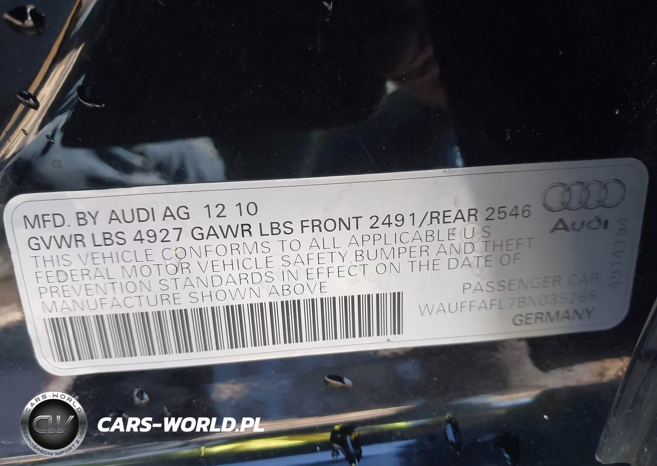 2011 Audi A4 2.0T Premium VIN:WAUFFAFL7BN035265 - 9