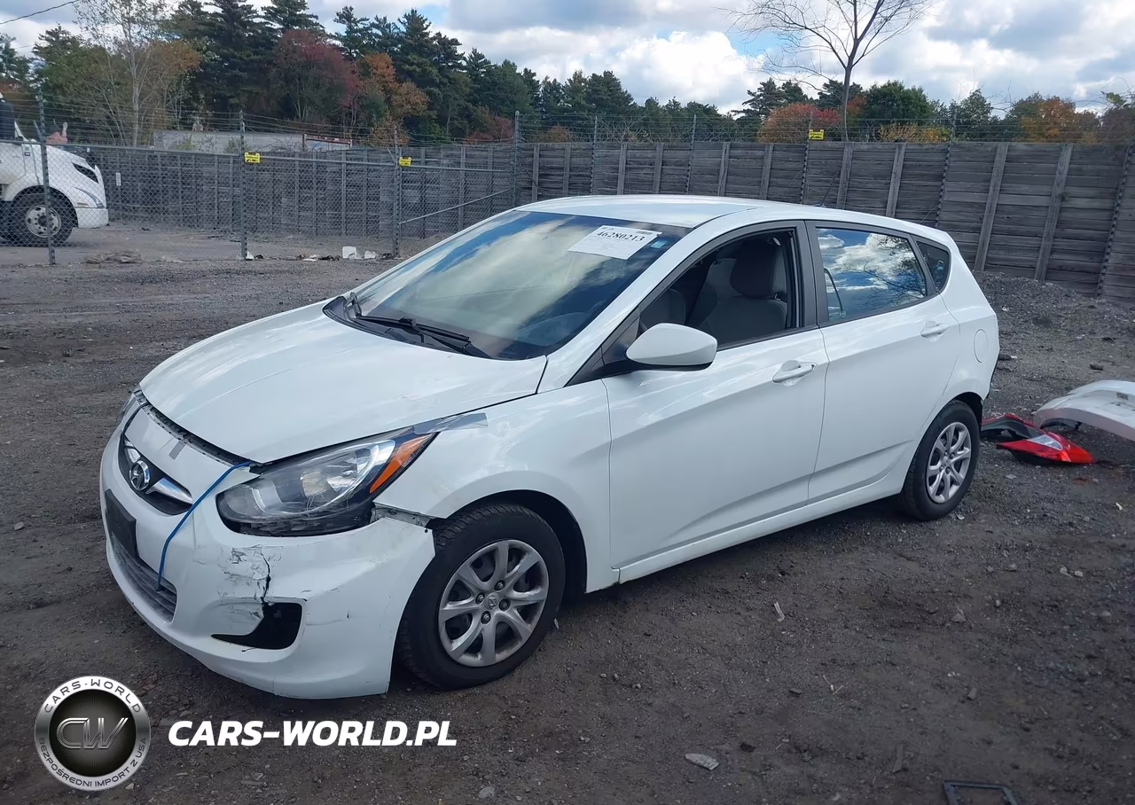 2012 Hyundai Accent Gs VIN:KMHCT5AE6CU015557 - 2