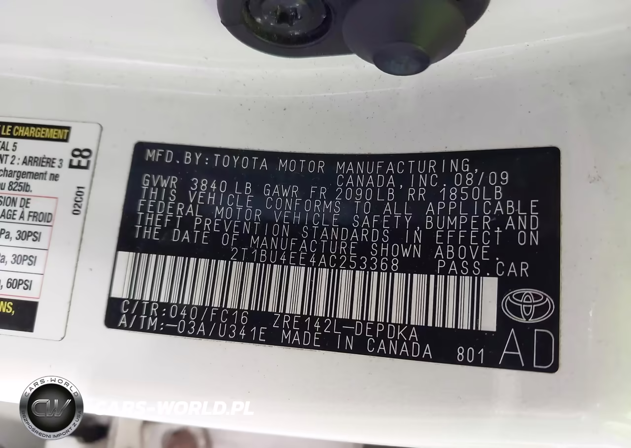 2010 Toyota Corolla Le VIN:2T1BU4EE4AC253368 - 9
