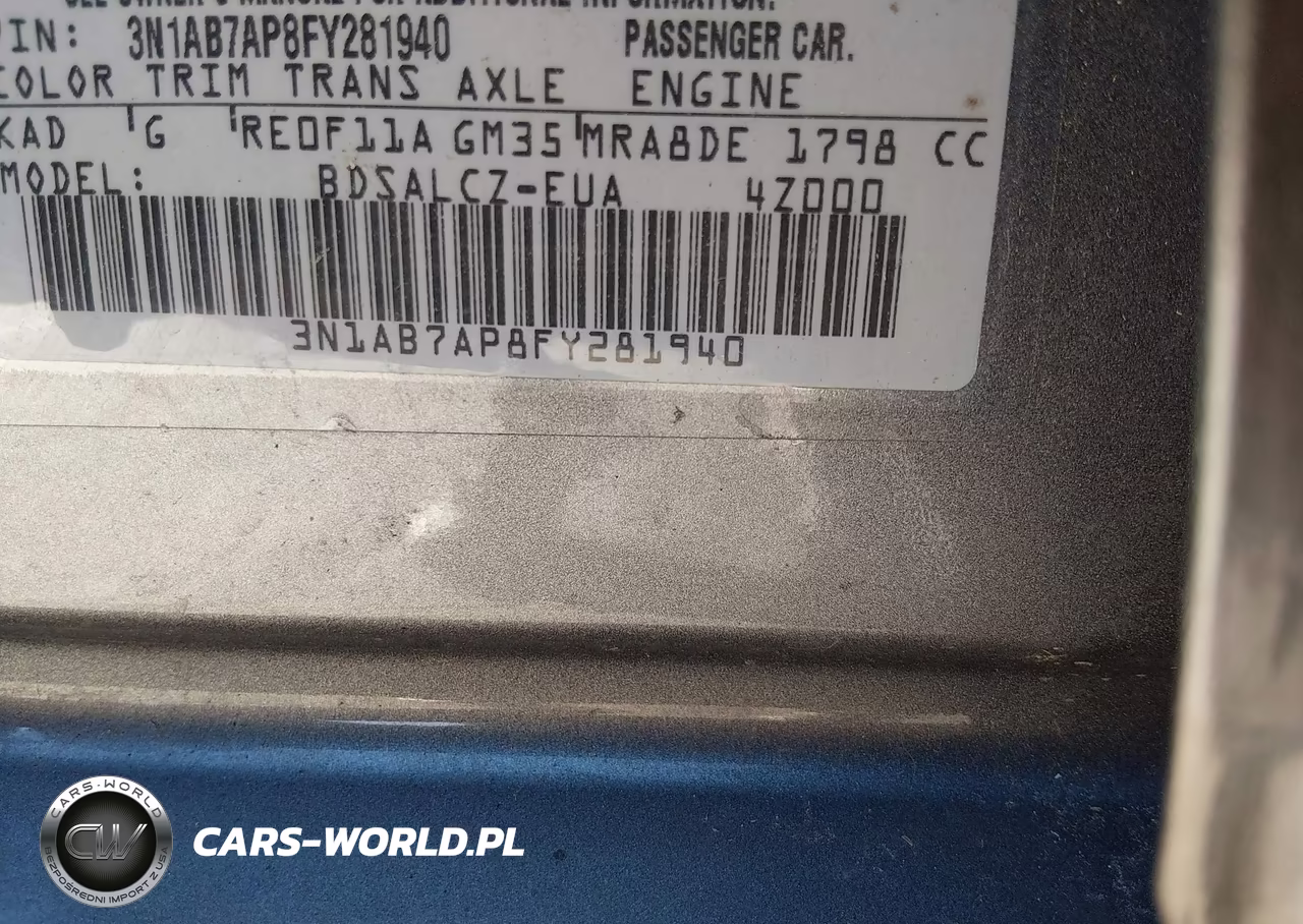 2015 Nissan Sentra S VIN:3N1AB7AP8FY281940 - 9