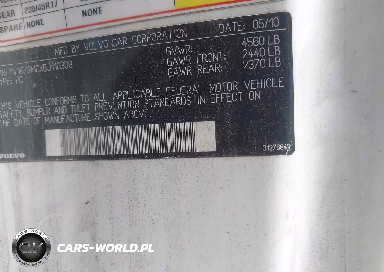 2011 Volvo C70 T5 VIN:YV1672MCXBJ110308 - 9