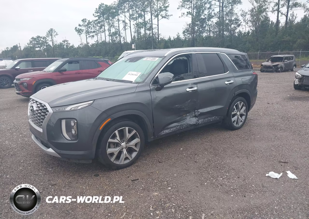2021 Hyundai Palisade Sel VIN:KM8R34HE9MU272255 - 2