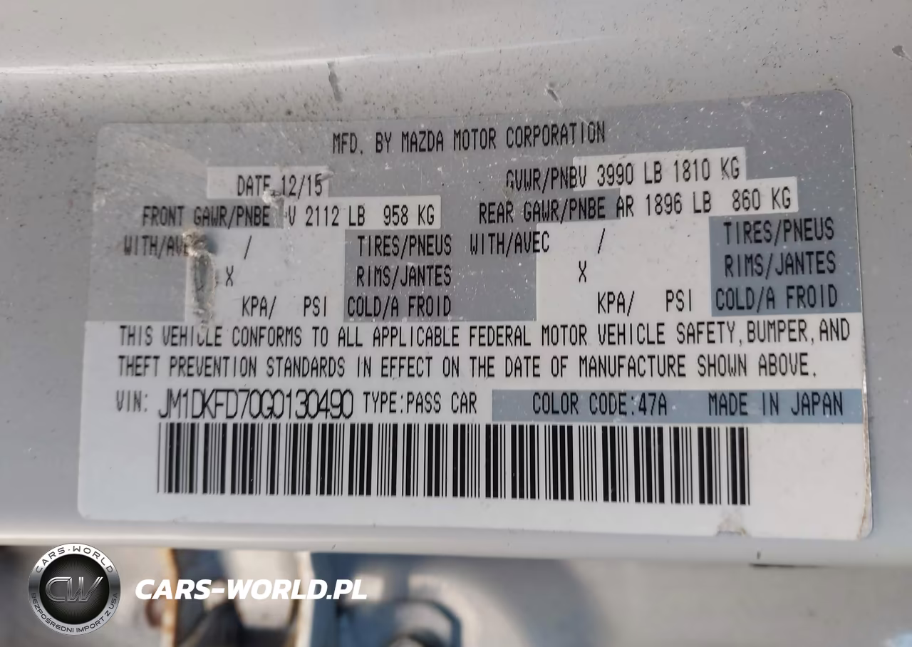 2016 Mazda Cx-3 Grand Touring VIN:JM1DKFD70G0130490 - 9