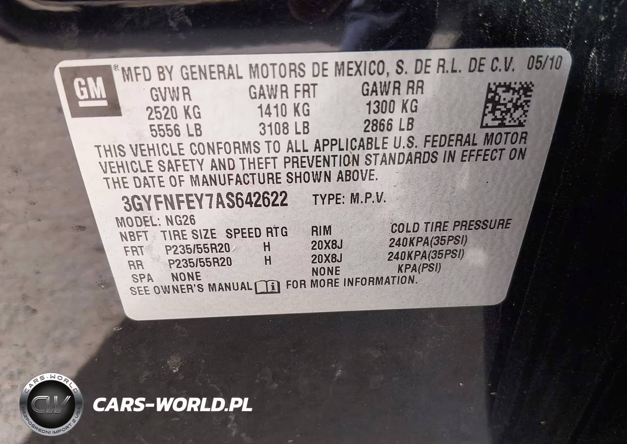 2010 Cadillac Srx Premium Collection VIN:3GYFNFEY7AS642622 - 9