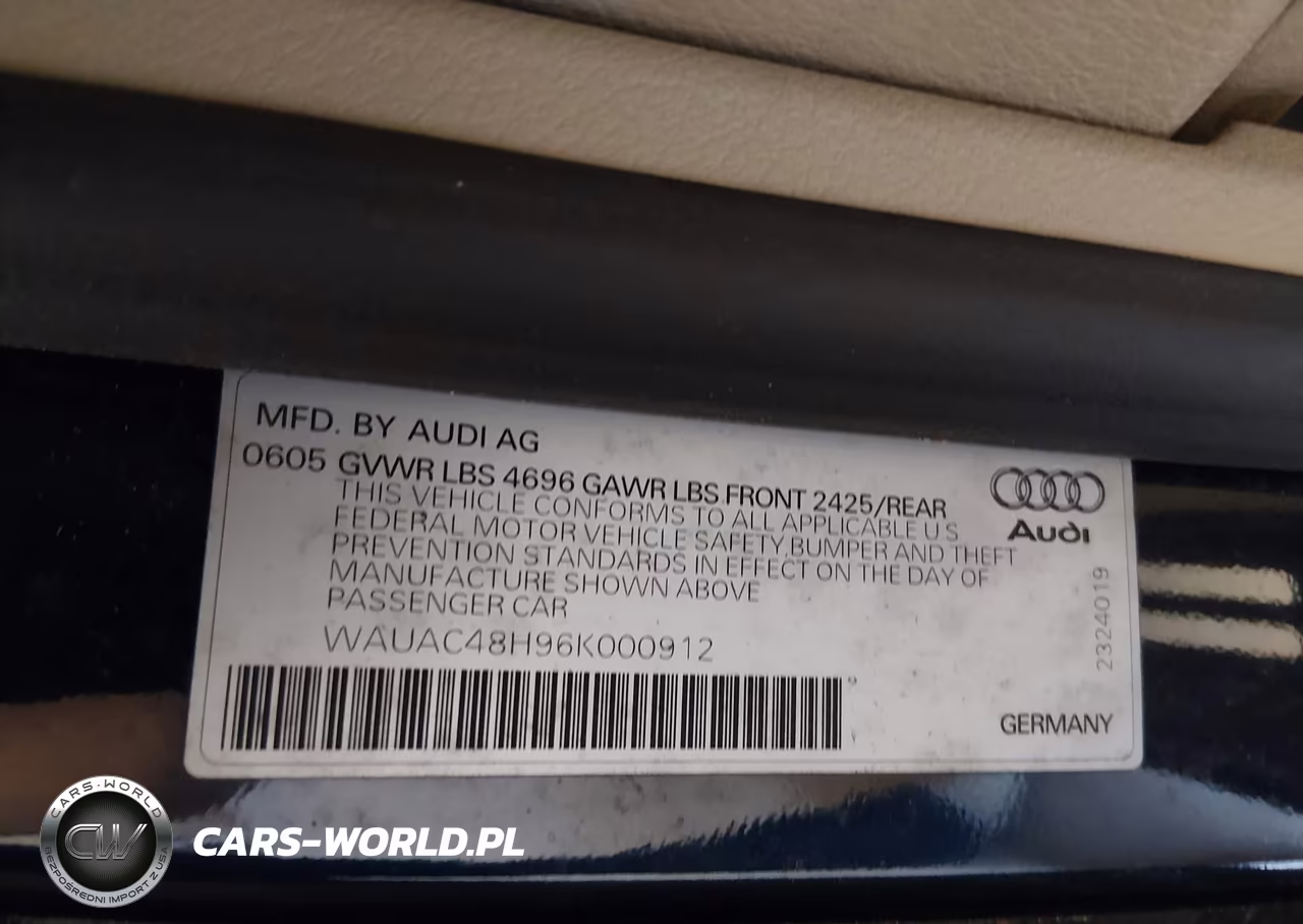 2006 Audi A4 1.8T VIN:WAUAC48H96K000912 - 9
