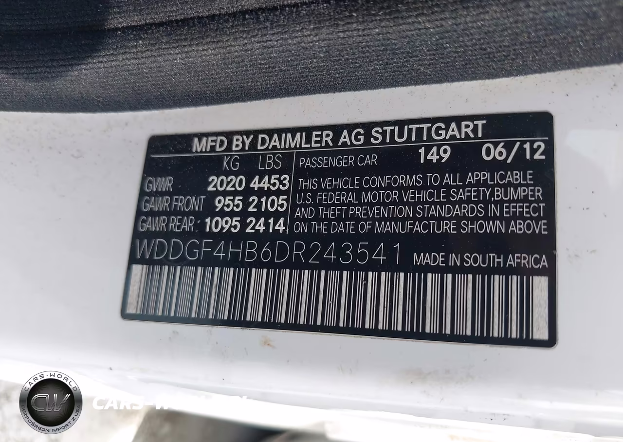 2013 Mercedes-Benz C 250 Sport VIN:WDDGF4HB6DR243541 - 9
