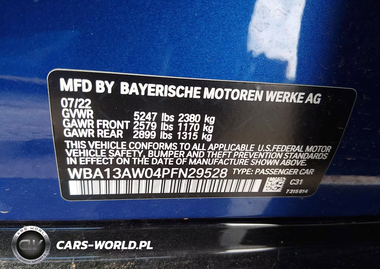 2023 BMW M440I Gran Coupe xDrive VIN:WBA13AW04PFN29528 - 9
