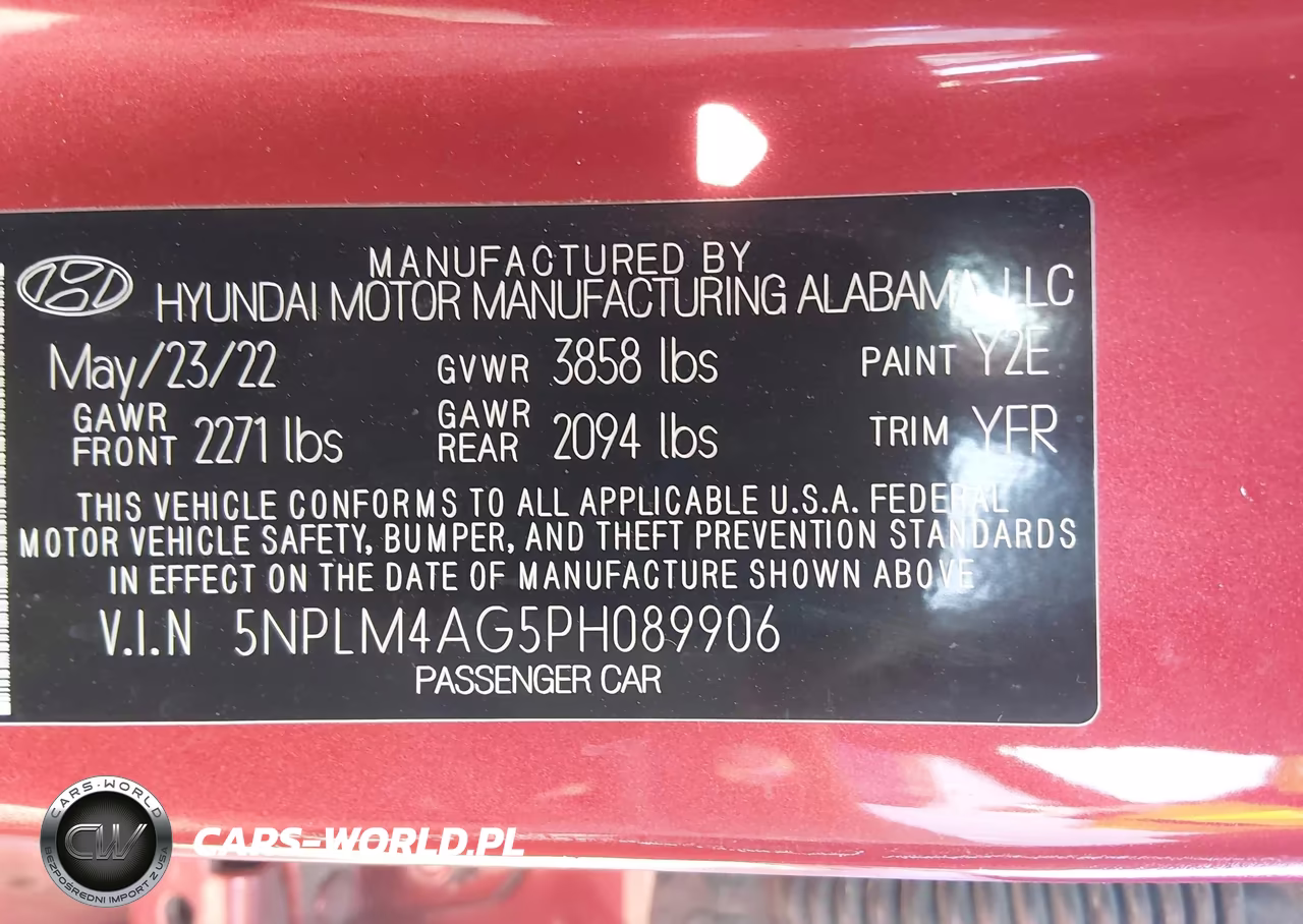 2023 HYUNDAI ELANTRA SEL VIN:5NPLM4AG5PH089906 - 9