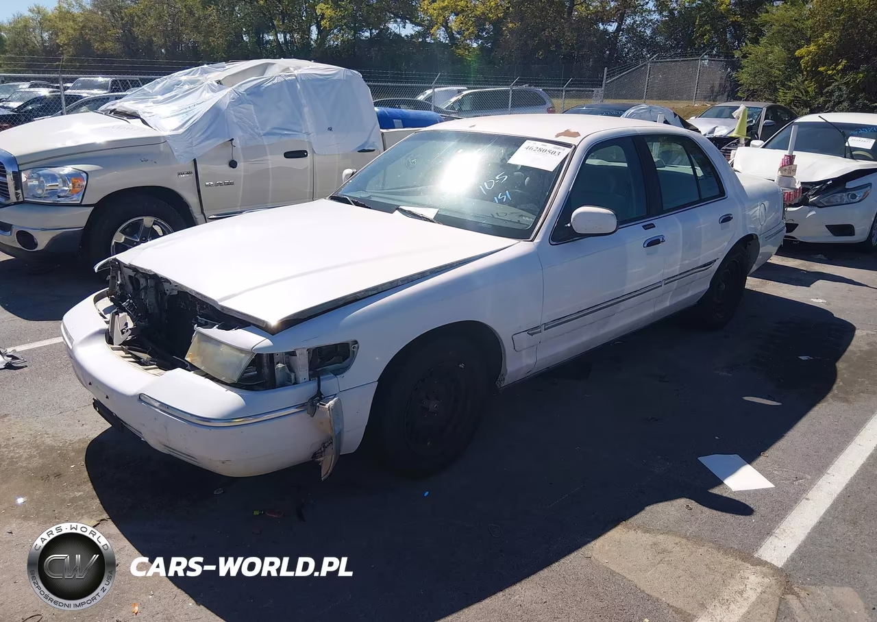 2000 Mercury Grand Marquis Gs VIN:2MEFM74W6YX629649 - 2