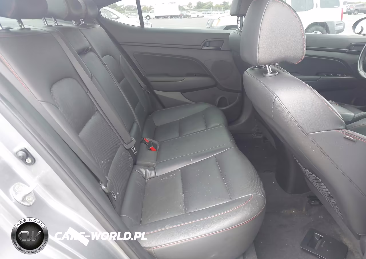 2019 Hyundai Elantra Sport VIN:KMHD04LB4KU812558 - 8