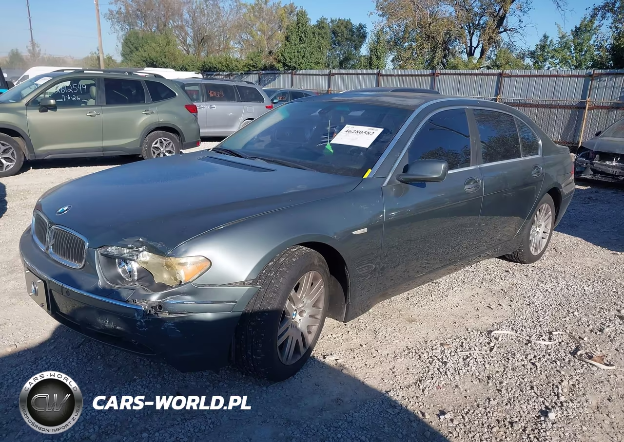 2003 BMW 745Li VIN:WBAGN63423DR19168 - 2