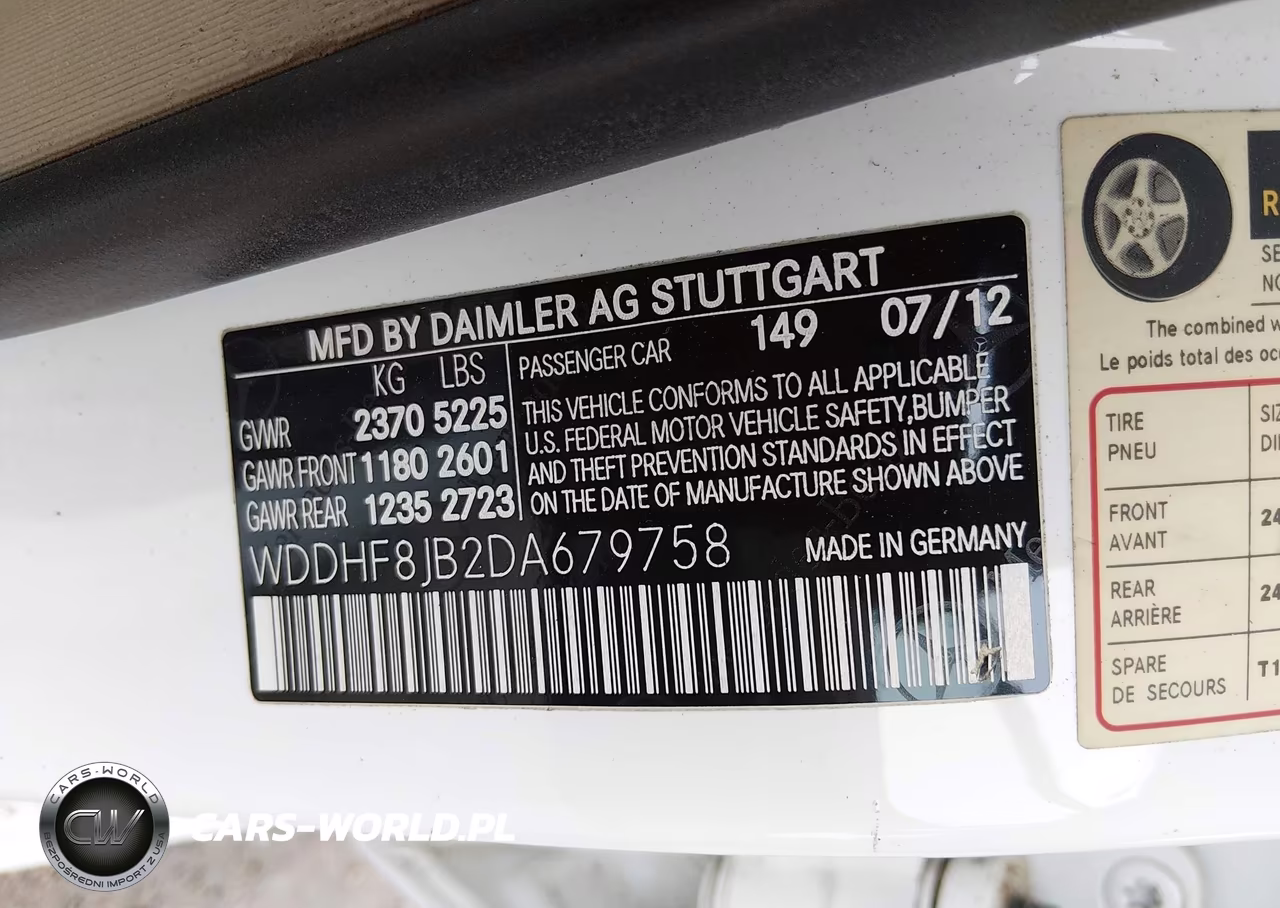 2013 Mercedes-Benz E 350 4Matic VIN:WDDHF8JB2DA679758 - 9