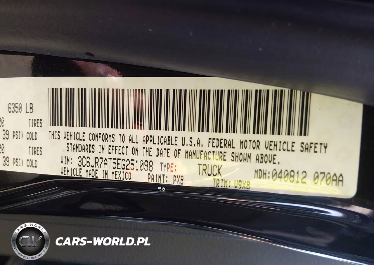 2014 Ram 1500 Express VIN:3C6JR7AT5EG251098 - 9