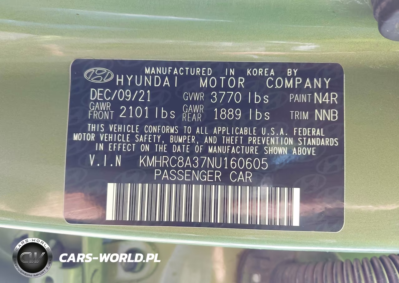 2022 Hyundai Venue Sel VIN:KMHRC8A37NU160605 - 9