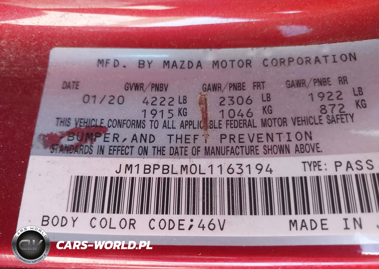 2020 Mazda Mazda3 VIN:JM1BPBLM0L1163194 - 9