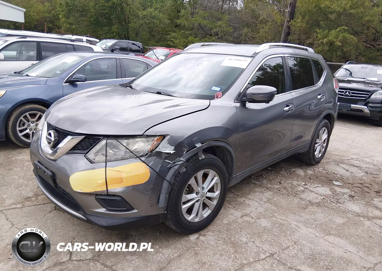 2016 Nissan Rogue Sv VIN:KNMAT2MT5GP644302 - 2