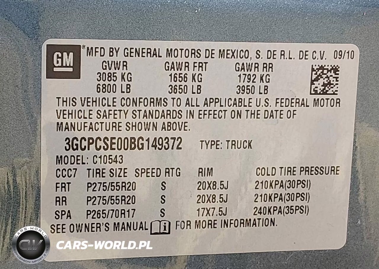 2011 Chevrolet Silverado 1500 Lt VIN:3GCPCSE00BG149372 - 9