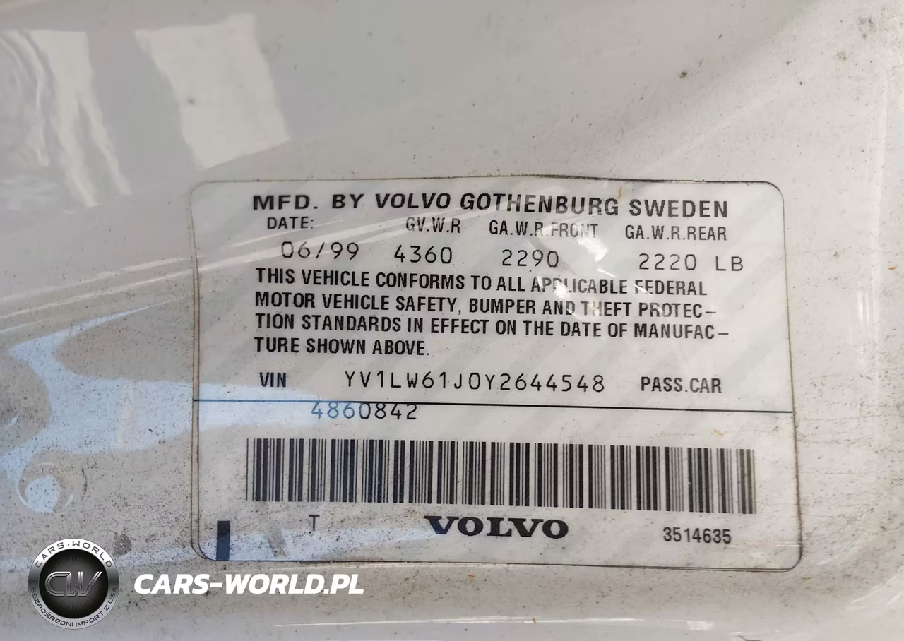 2000 Volvo V70 Se VIN:YV1LW61J0Y2644548 - 9