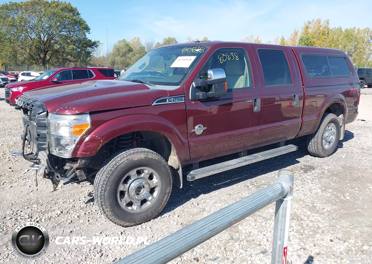 2012 Ford F-250 Xlt VIN:1FT7W2BT1CEA80982 - 2
