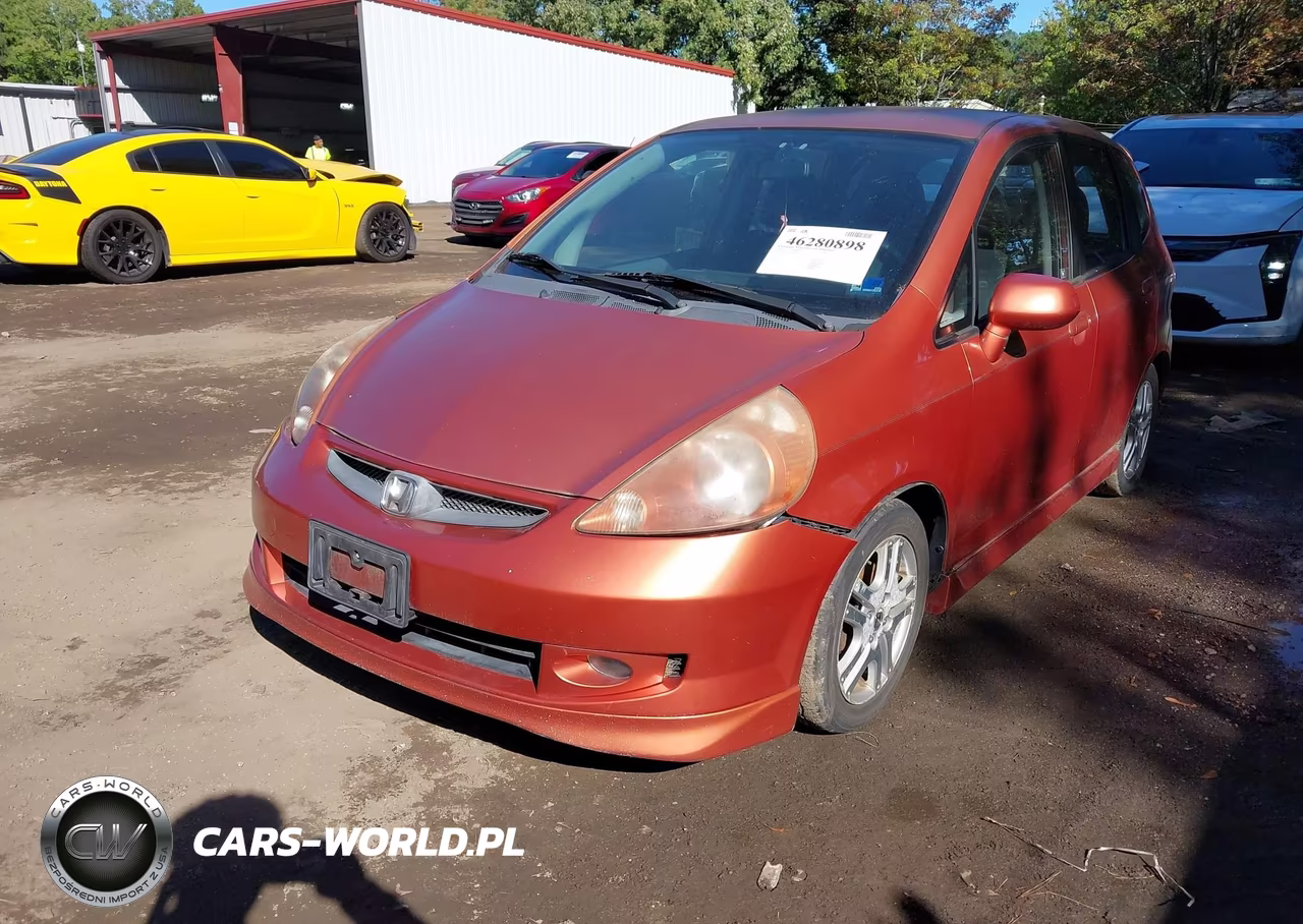 2007 Honda Fit Sport VIN:JHMGD37697S003250 - 2