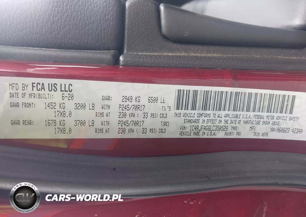 2020 Jeep Grand Cherokee Laredo E 4X4 VIN:1C4RJFAG6LC350528 - 9