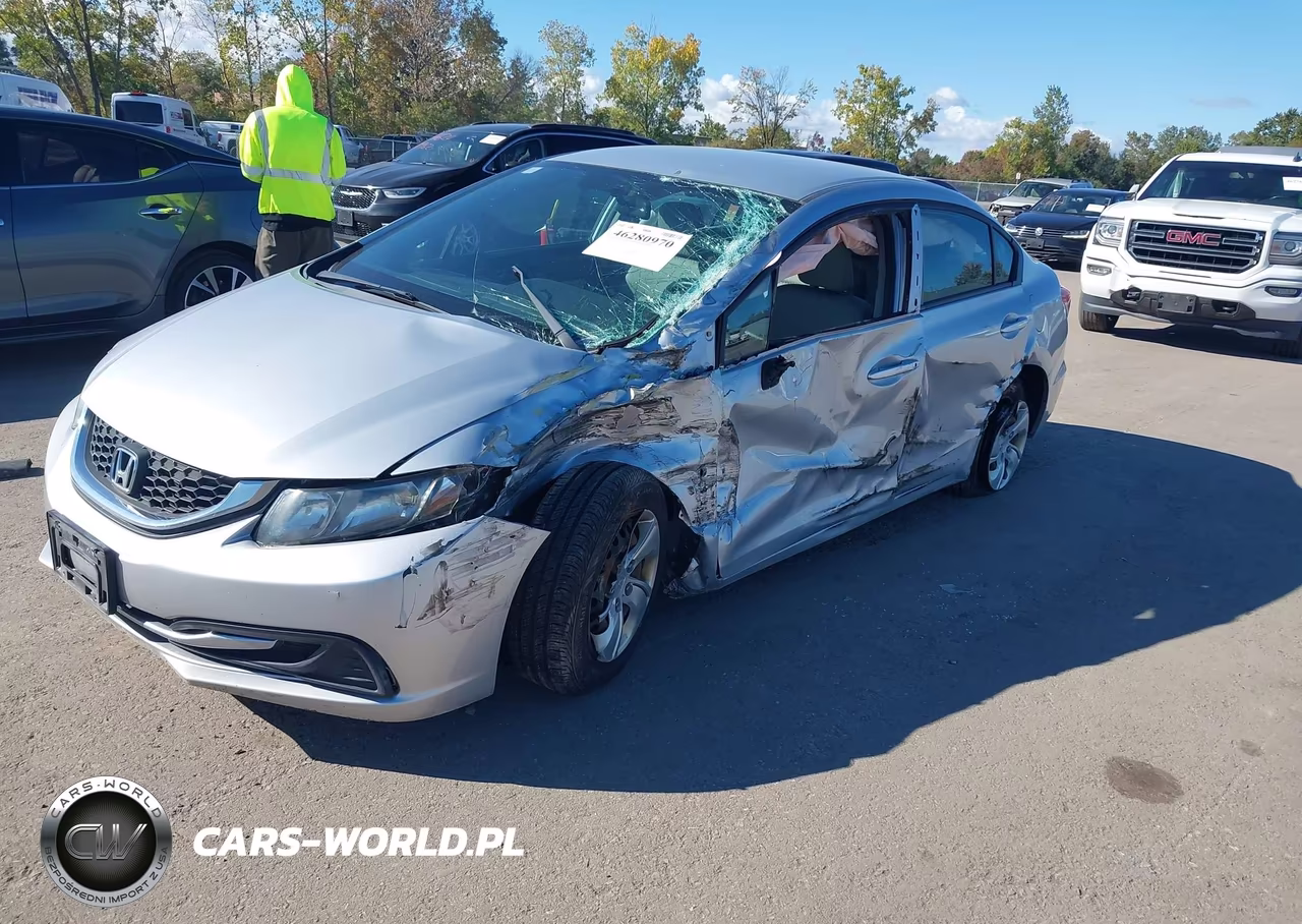 2014 Honda Civic Lx VIN:2HGFB2F55EH547451 - 2