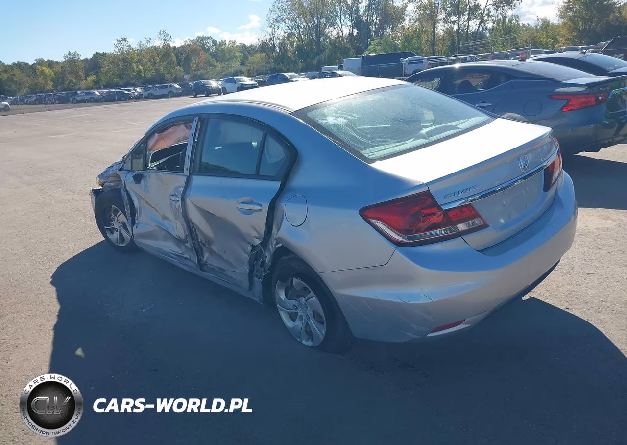2014 Honda Civic Lx VIN:2HGFB2F55EH547451 - 3