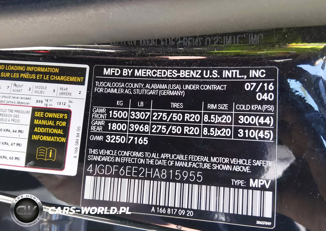 2017 Mercedes-Benz Gls 450 4Matic VIN:4JGDF6EE2HA815955 - 9
