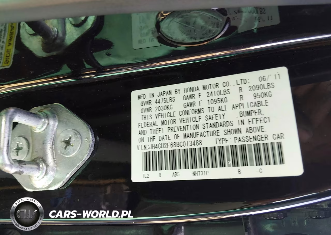2011 Acura Tsx 2.4 VIN:JH4CU2F68BC013488 - 9