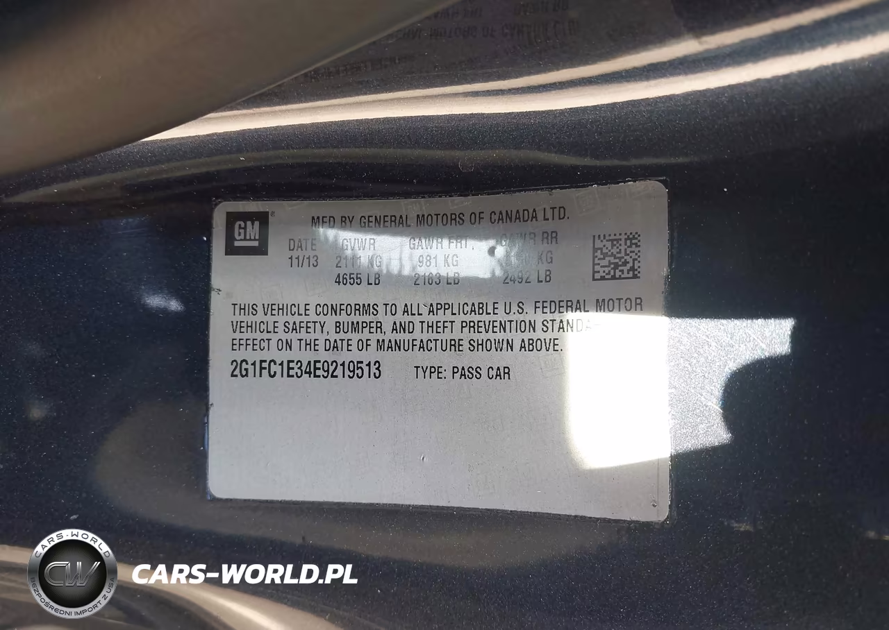 2014 Chevrolet Camaro 2Lt VIN:2G1FC1E34E9219513 - 9