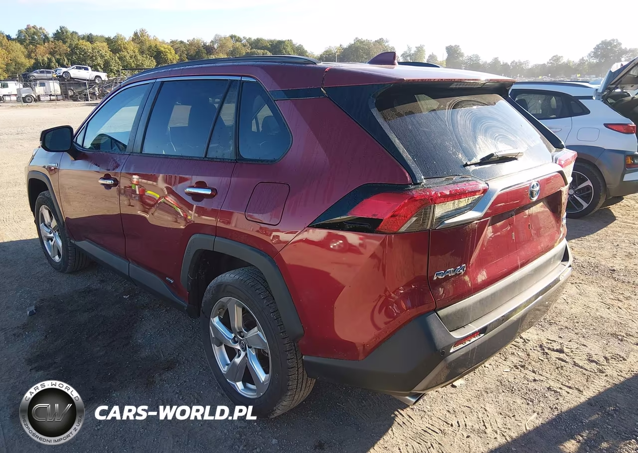 2019 Toyota Rav4 Hybrid Limited VIN:2T3DWRFV8KW010684 - 3