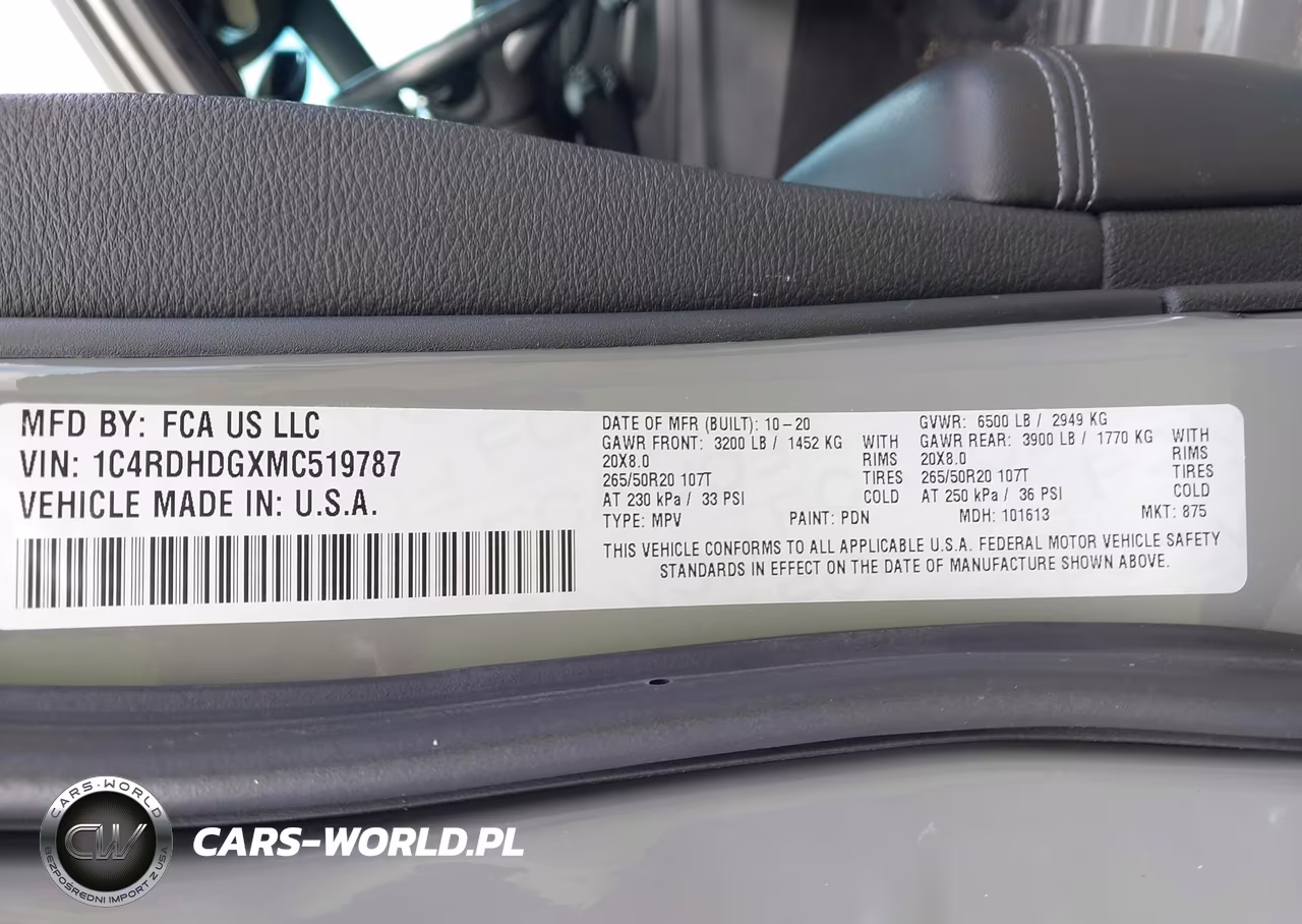 2021 Dodge Durango Gt Rwd VIN:1C4RDHDGXMC519787 - 9