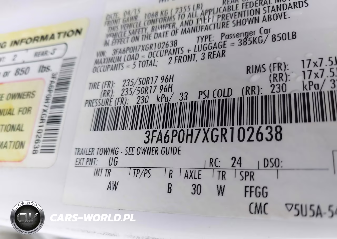 2016 Ford Fusion Se VIN:3FA6P0H7XGR102638 - 9