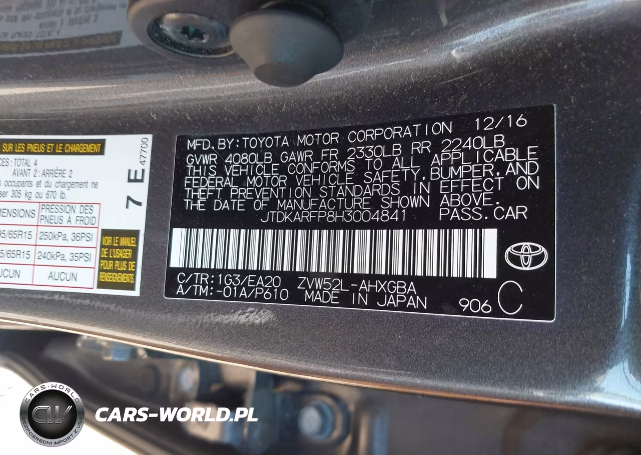 2017 Toyota Prius Prime Advanced VIN:JTDKARFP8H3004841 - 9