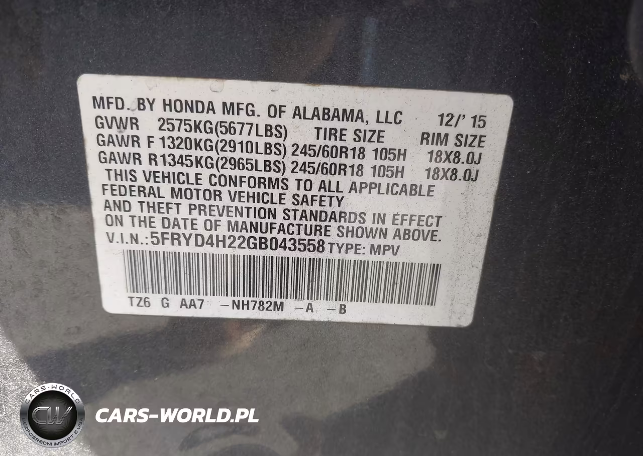 2016 Acura Mdx Acurawatch Plus Package VIN:5FRYD4H22GB043558 - 9