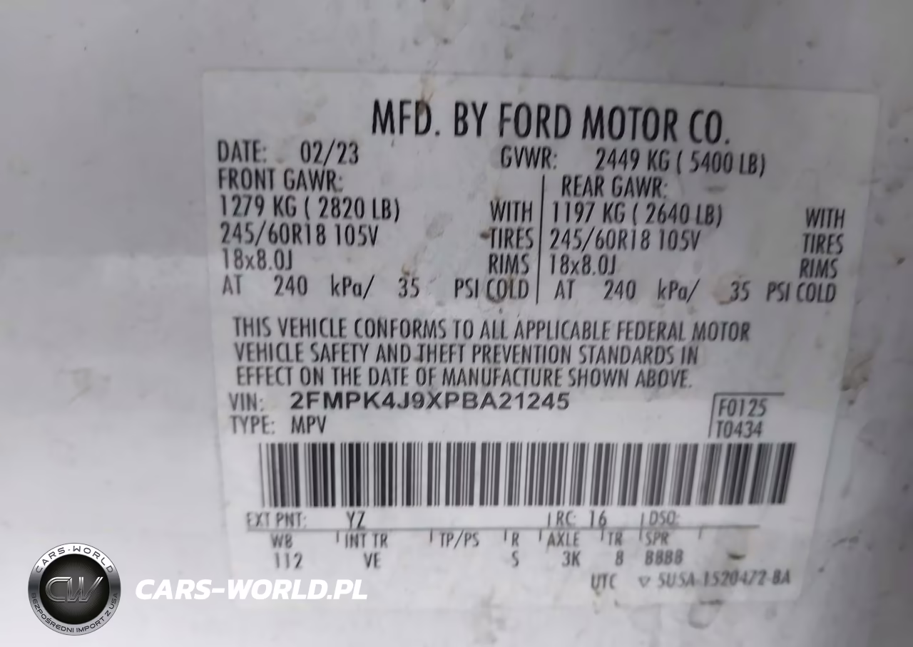 2023 Ford Edge Sel-St-Line VIN:2FMPK4J9XPBA21245 - 9
