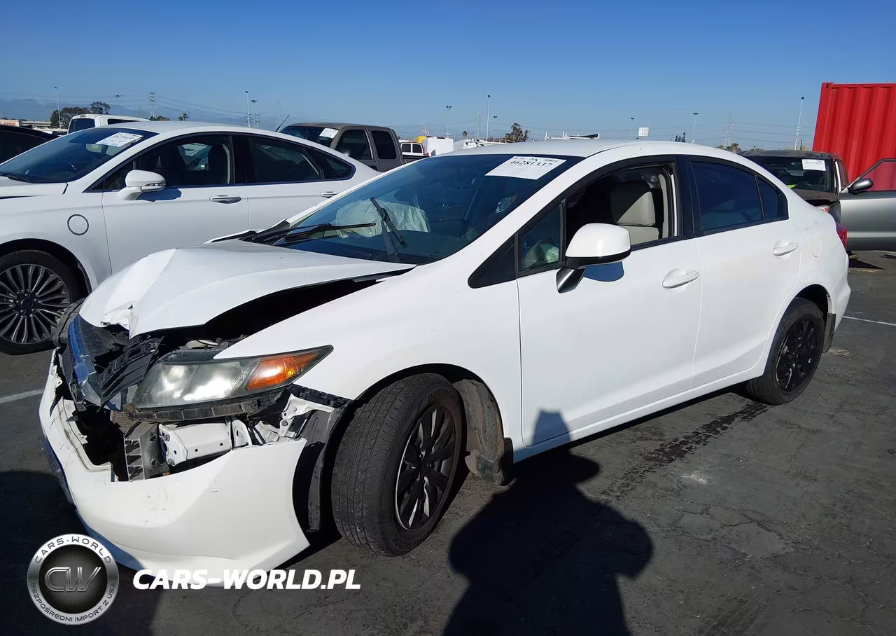 2012 Honda Civic Lx VIN:19XFB2F58CE376380 - 2