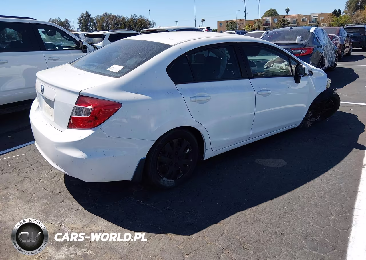 2012 Honda Civic Lx VIN:19XFB2F58CE376380 - 4