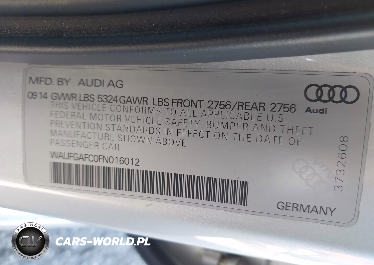 2015 Audi A6 3.0T Premium Plus VIN:WAUFGAFC0FN016012 - 9