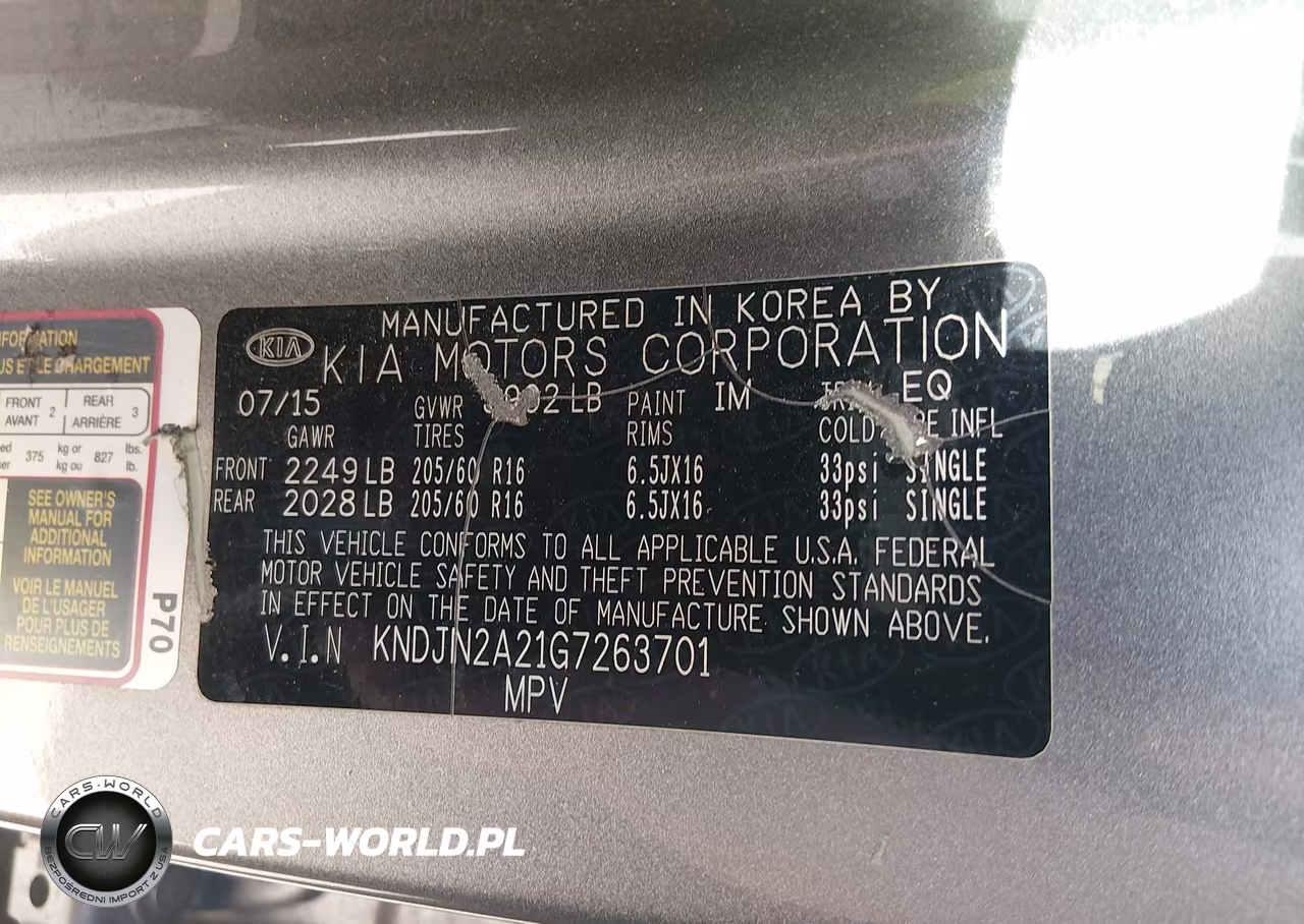 2016 Kia Soul VIN:KNDJN2A21G7263701 - 9