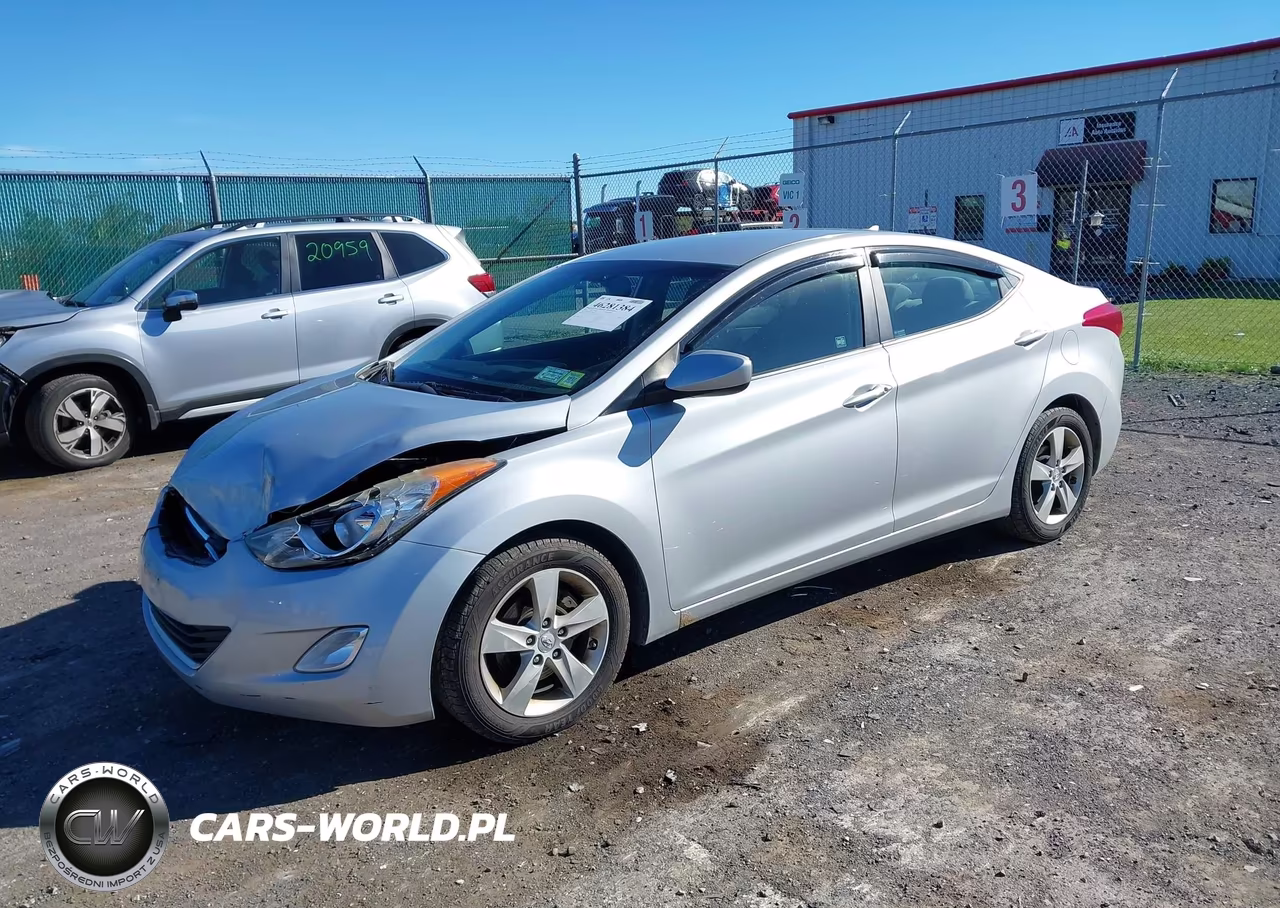 2012 Hyundai Elantra Gls VIN:5NPDH4AE1CH065605 - 2
