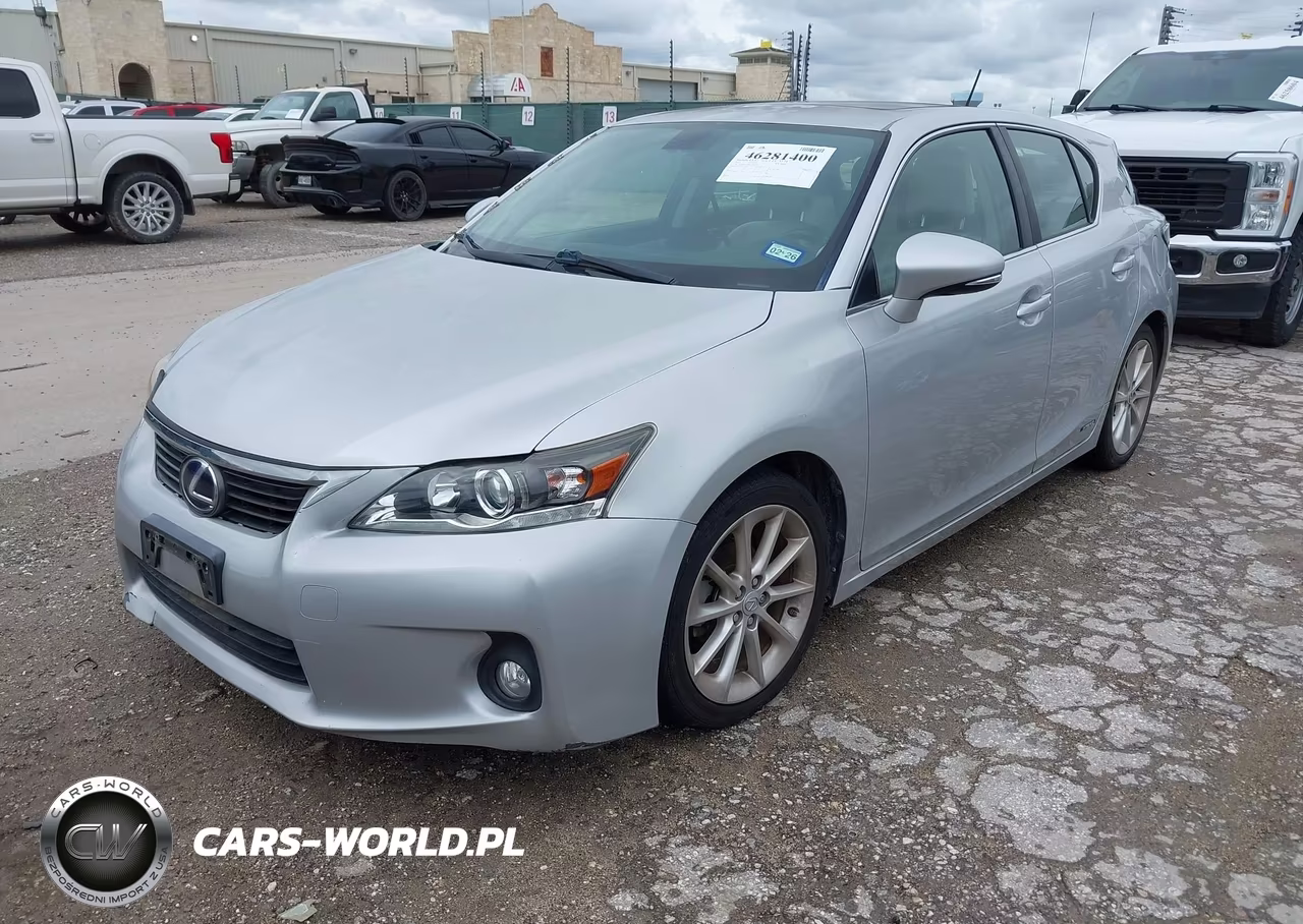 2012 Lexus Ct 200H Premium VIN:JTHKD5BH9C2103678 - 2