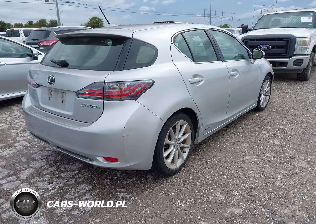2012 Lexus Ct 200H Premium VIN:JTHKD5BH9C2103678 - 4