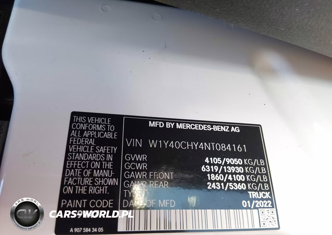 2022 Mercedes-Benz Sprinter 2500 High Roof I4 VIN:W1Y40CHY4NT084161 - 9