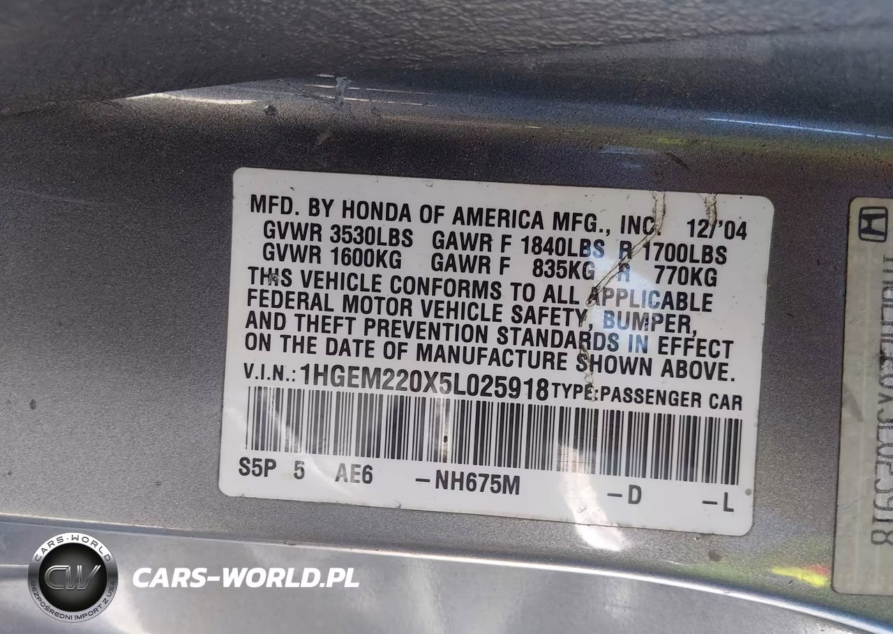 2005 Honda Civic Ex VIN:1HGEM220X5L025918 - 9