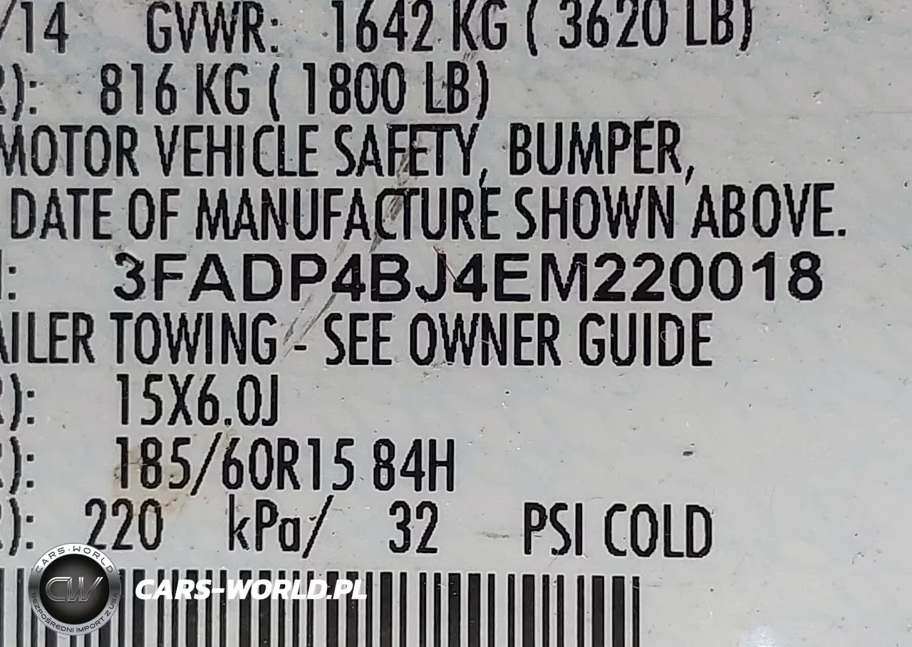 2014 Ford Fiesta Se VIN:3FADP4BJ4EM220018 - 9