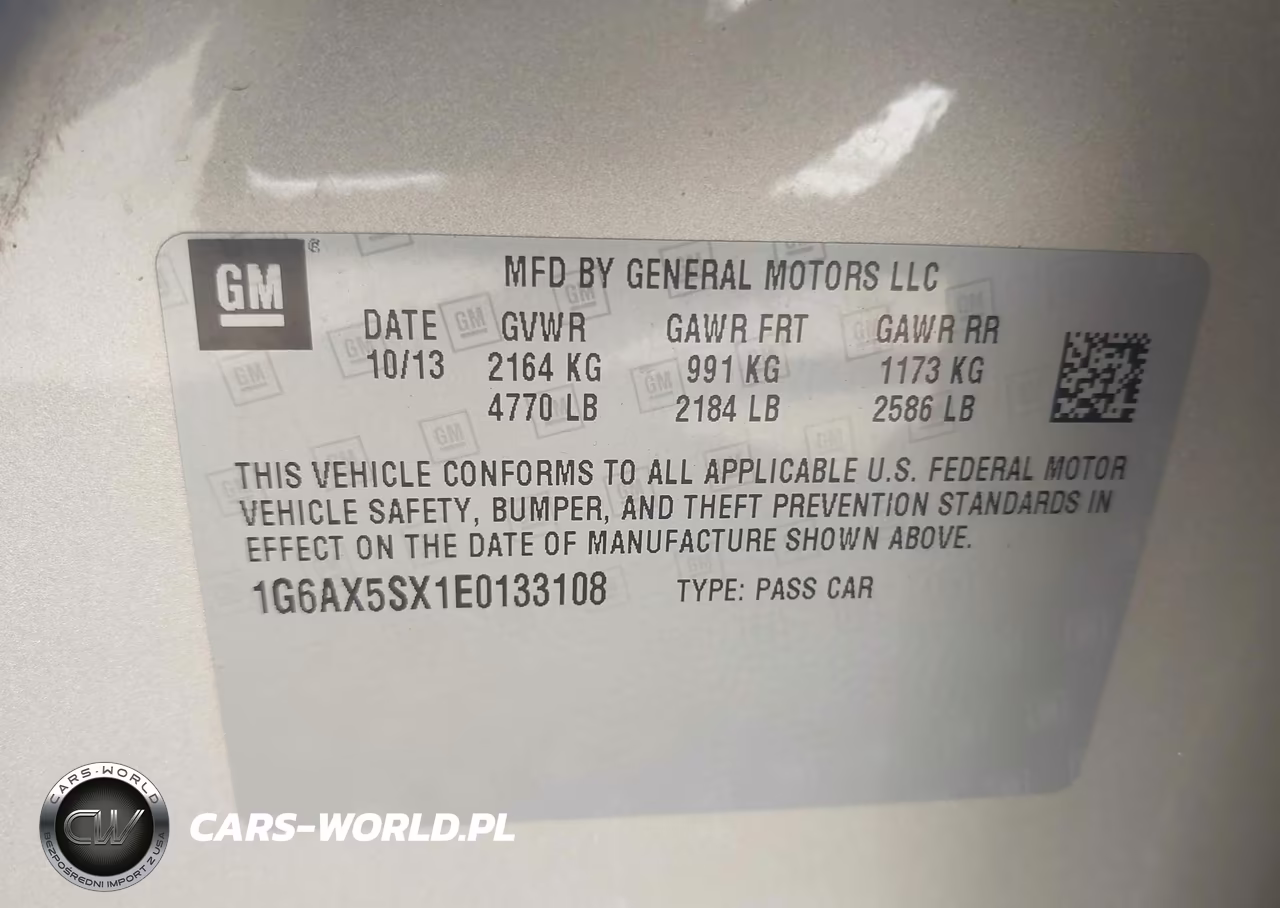 2014 Cadillac Cts Luxury VIN:1G6AX5SX1E0133108 - 9